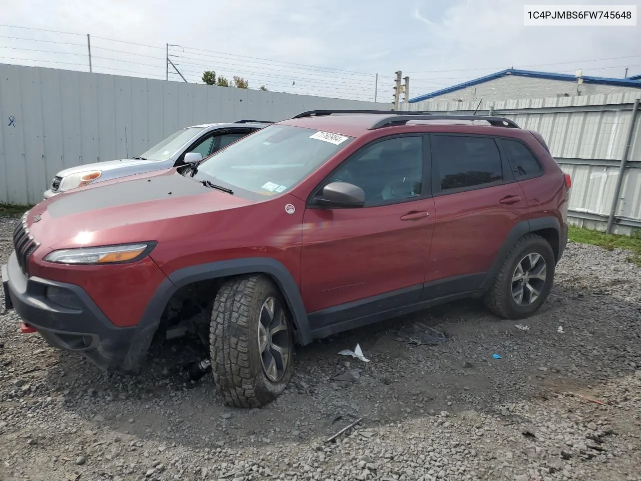 2015 Jeep Cherokee Trailhawk VIN: 1C4PJMBS6FW745648 Lot: 71760984