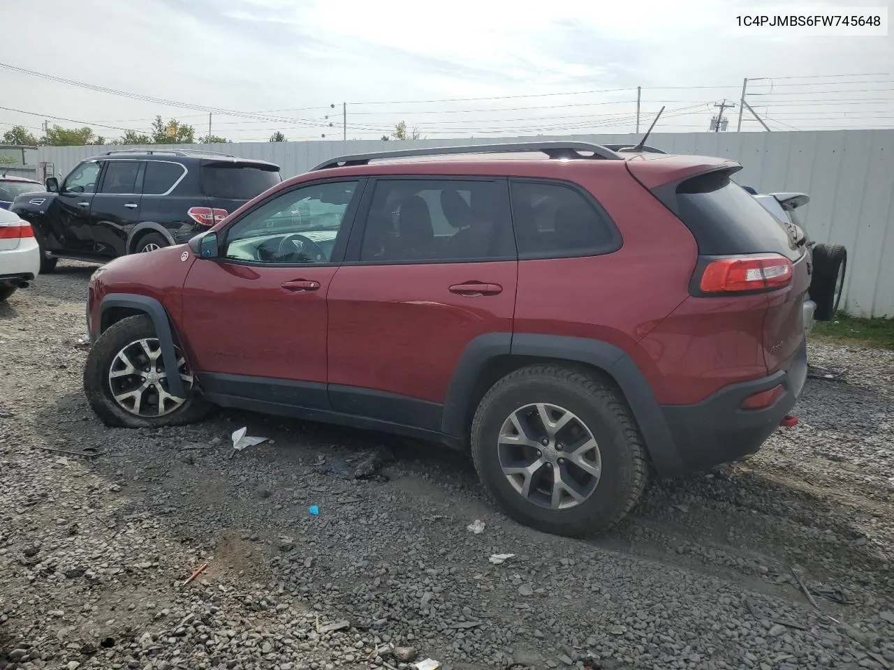 1C4PJMBS6FW745648 2015 Jeep Cherokee Trailhawk