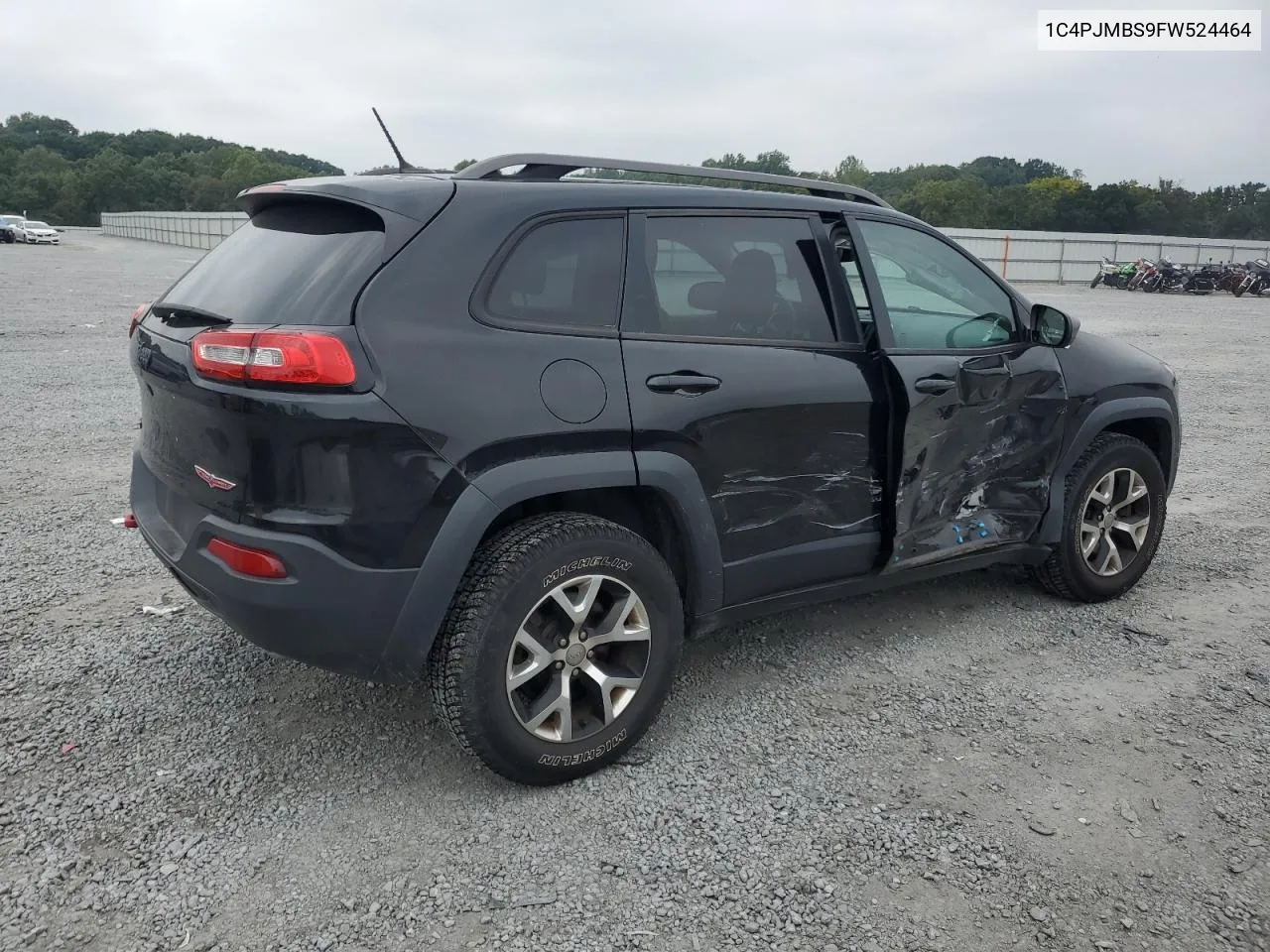 2015 Jeep Cherokee Trailhawk VIN: 1C4PJMBS9FW524464 Lot: 72713314