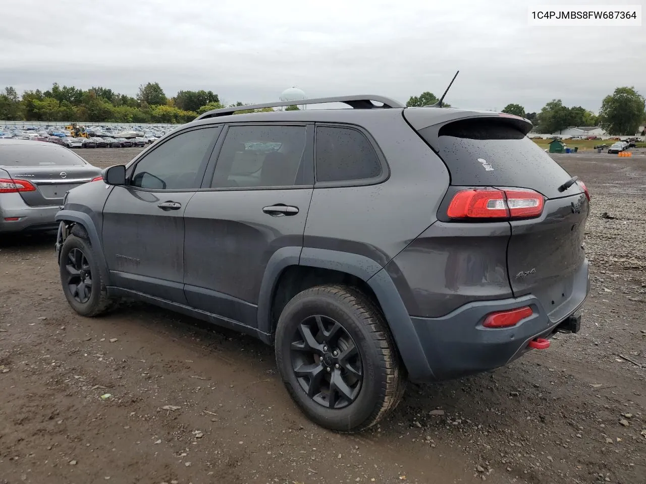 1C4PJMBS8FW687364 2015 Jeep Cherokee Trailhawk