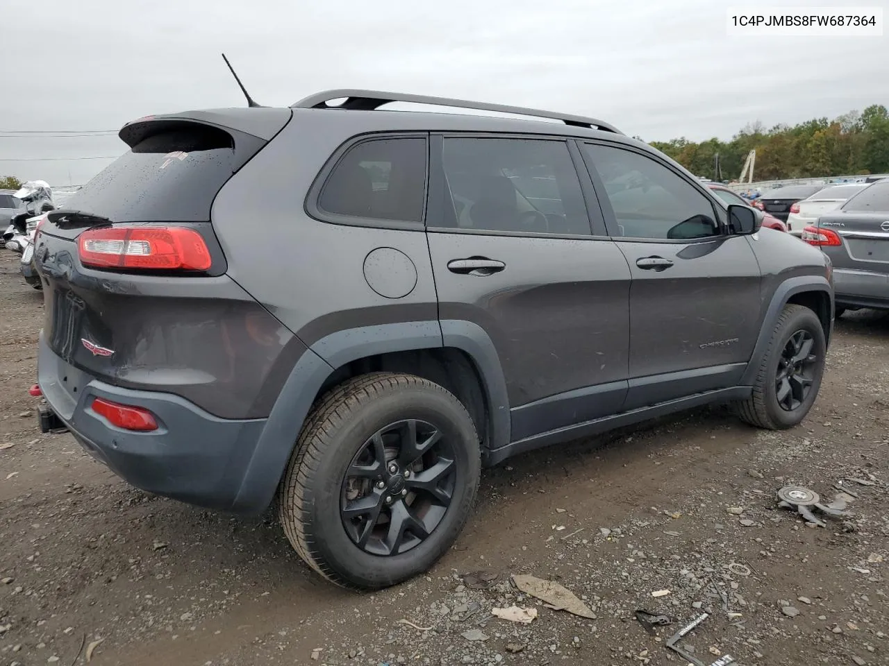 1C4PJMBS8FW687364 2015 Jeep Cherokee Trailhawk