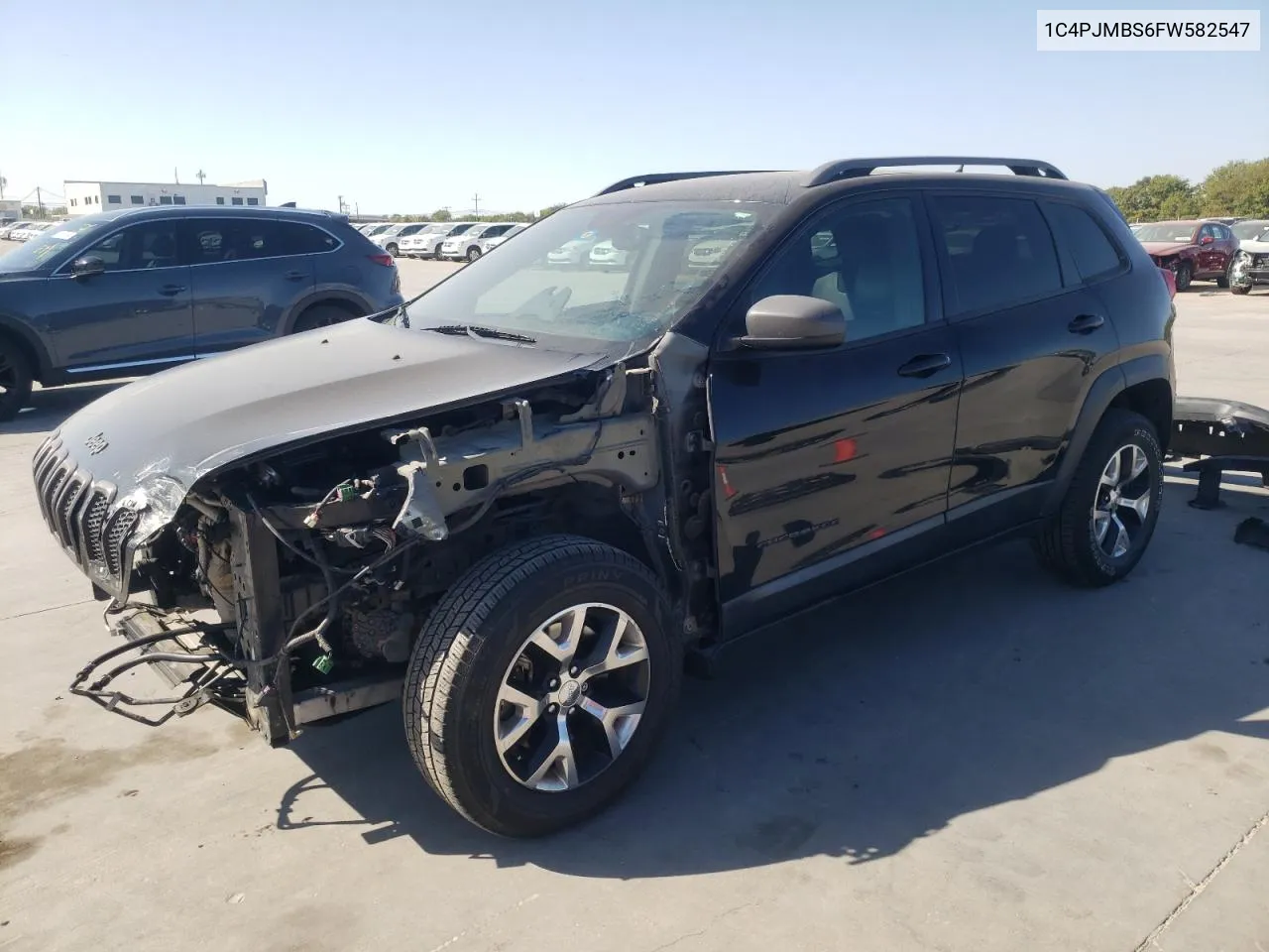 2015 Jeep Cherokee Trailhawk VIN: 1C4PJMBS6FW582547 Lot: 75920854