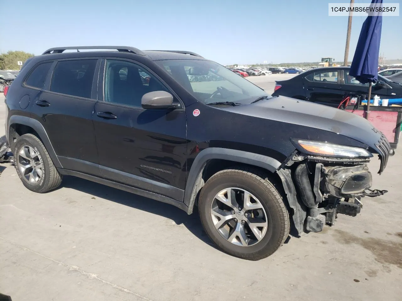 2015 Jeep Cherokee Trailhawk VIN: 1C4PJMBS6FW582547 Lot: 75920854