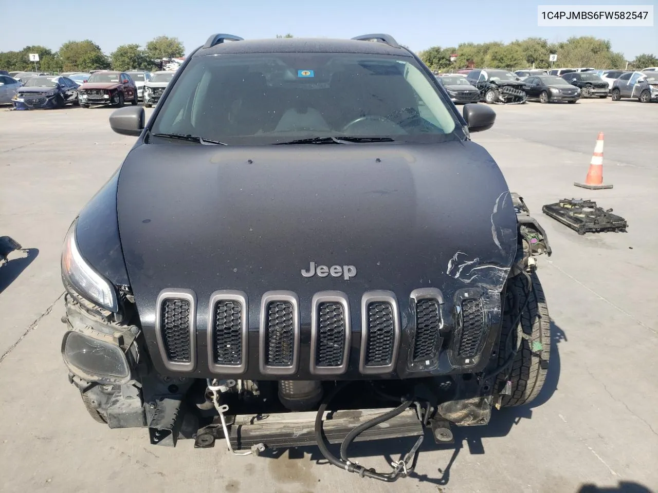 2015 Jeep Cherokee Trailhawk VIN: 1C4PJMBS6FW582547 Lot: 75920854