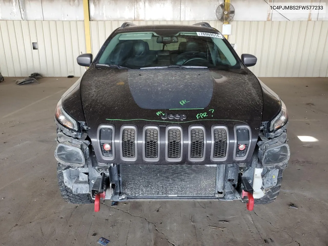 1C4PJMBS2FW577233 2015 Jeep Cherokee Trailhawk