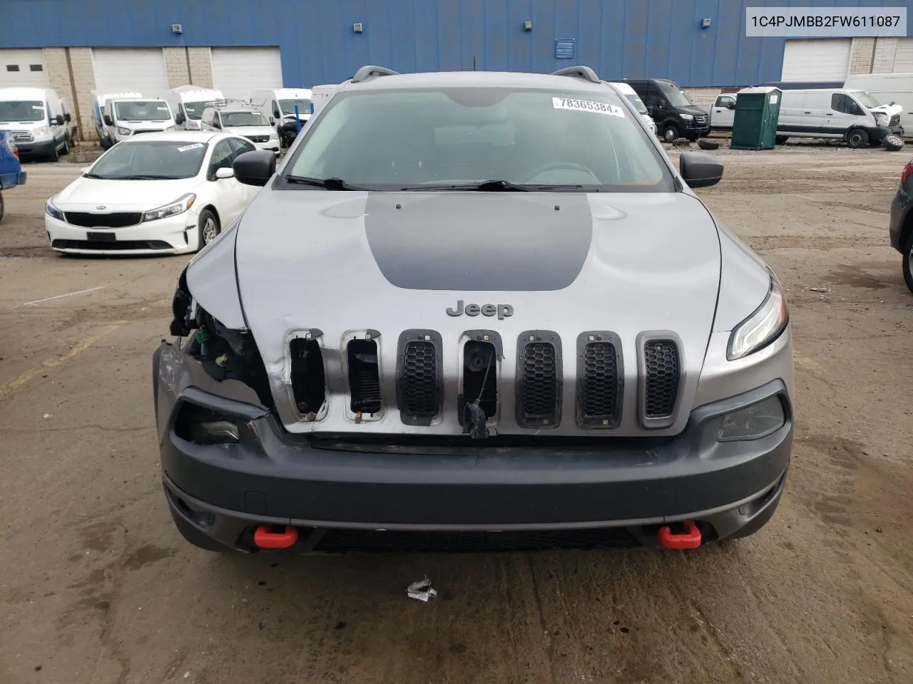 2015 Jeep Cherokee Trailhawk VIN: 1C4PJMBB2FW611087 Lot: 78365384