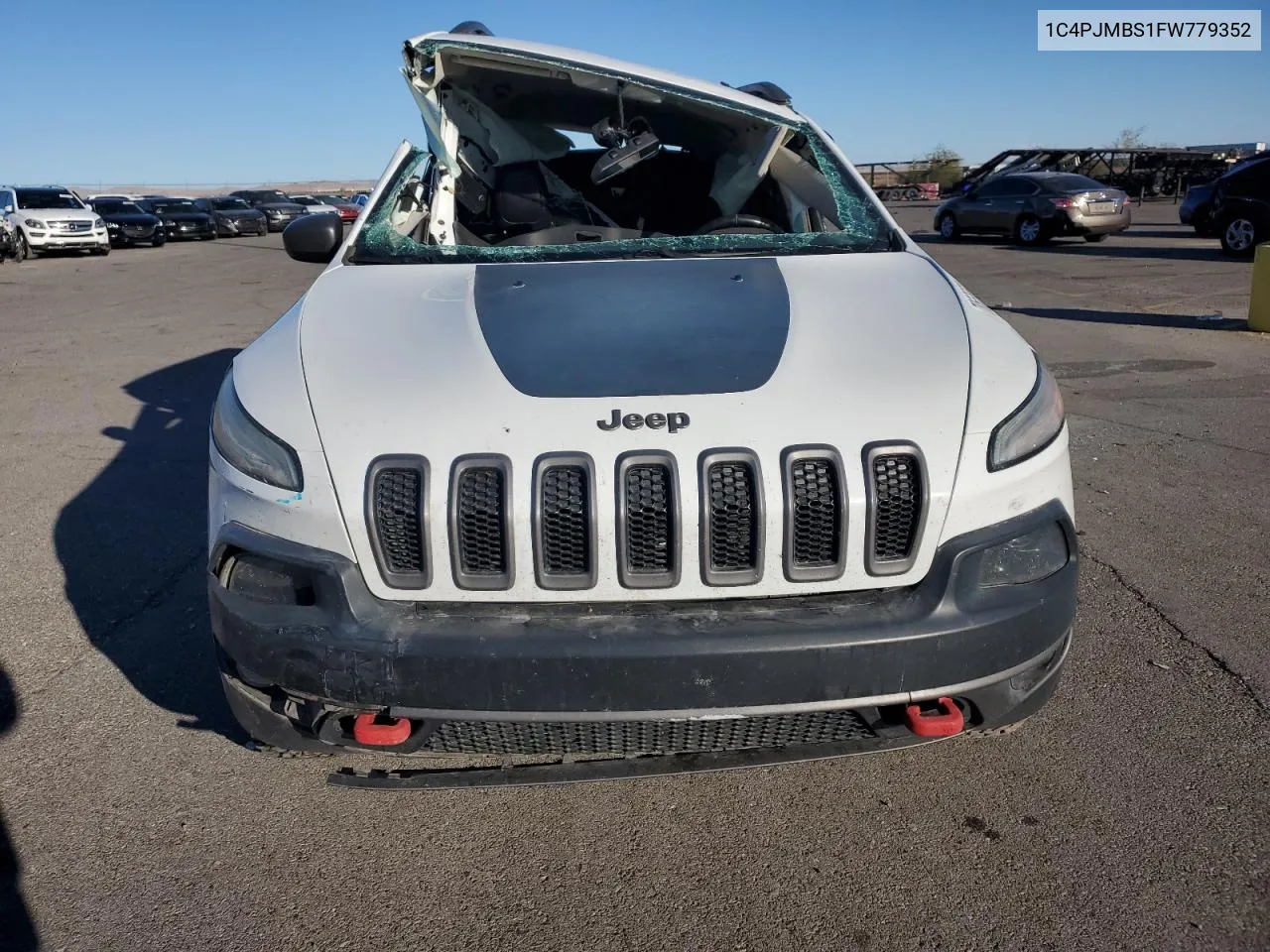 2015 Jeep Cherokee Trailhawk VIN: 1C4PJMBS1FW779352 Lot: 78665584