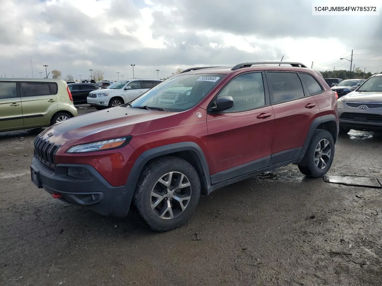 2015 Jeep Cherokee Trailhawk VIN: 1C4PJMBS4FW785372 Lot: 79383844