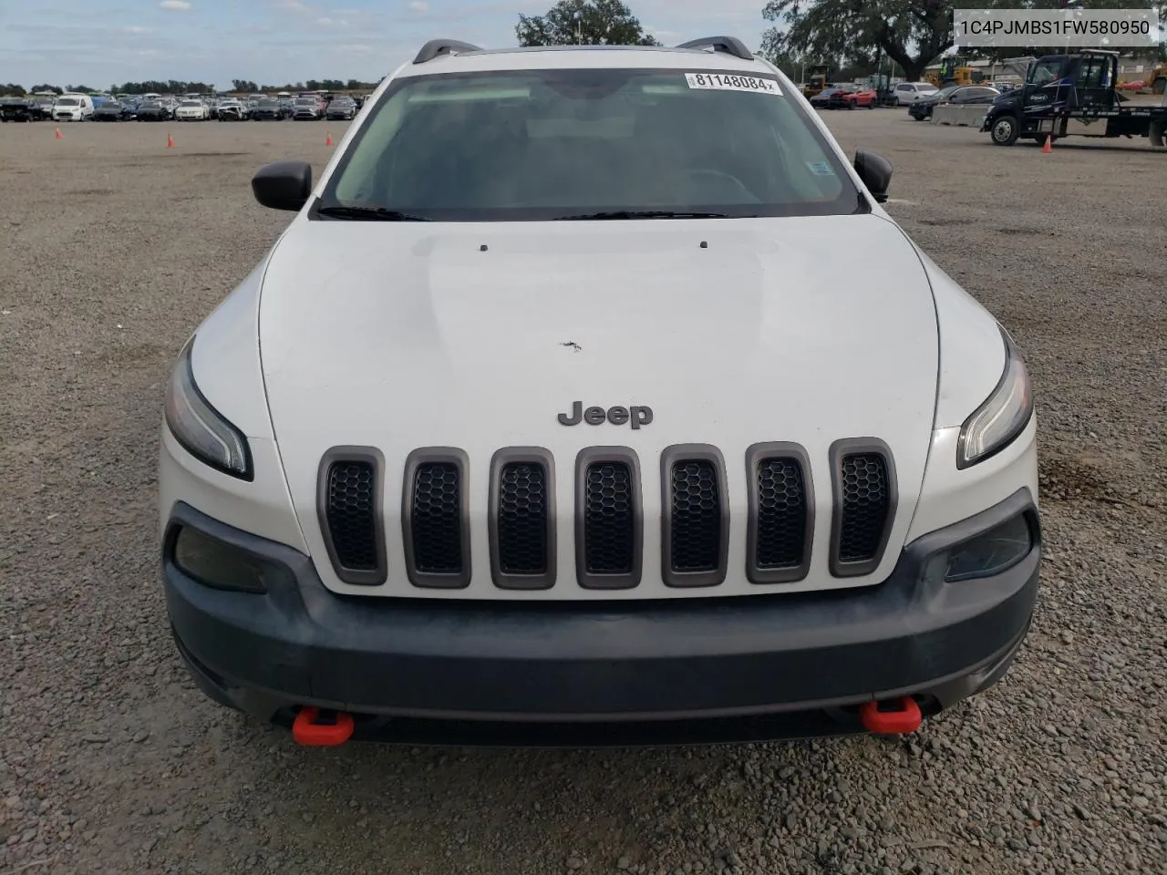 2015 Jeep Cherokee Trailhawk VIN: 1C4PJMBS1FW580950 Lot: 81148084