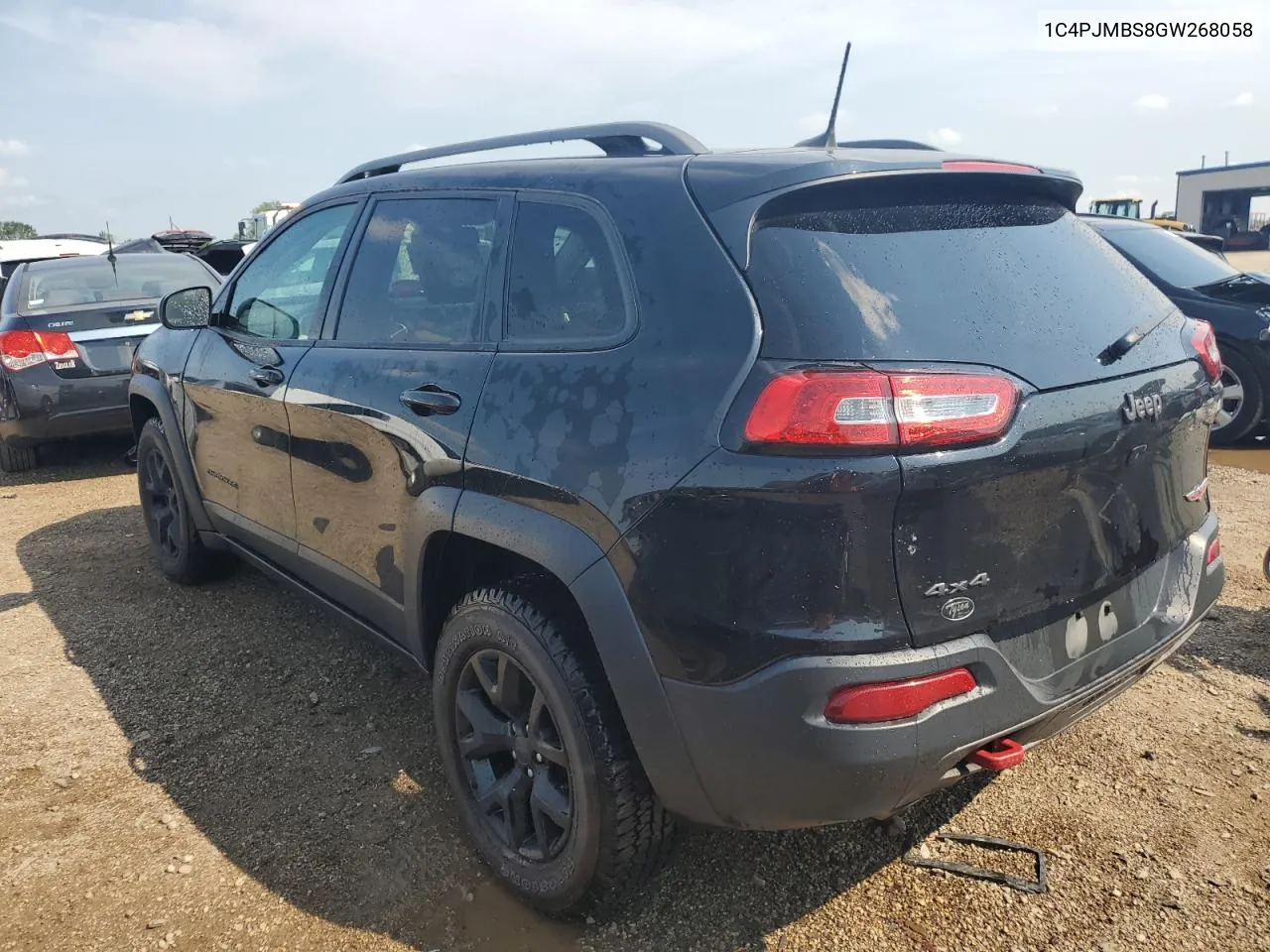 2016 Jeep Cherokee Trailhawk VIN: 1C4PJMBS8GW268058 Lot: 62702814