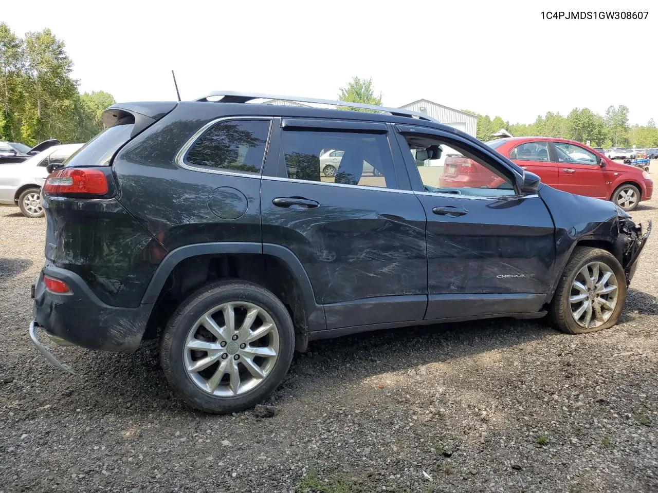 2016 Jeep Cherokee Limited VIN: 1C4PJMDS1GW308607 Lot: 62707354