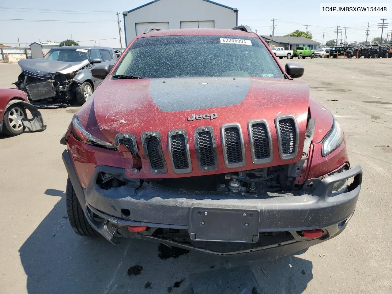 1C4PJMBSXGW154448 2016 Jeep Cherokee Trailhawk