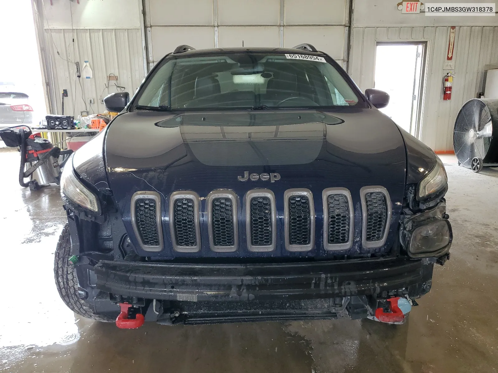 1C4PJMBS3GW318378 2016 Jeep Cherokee Trailhawk