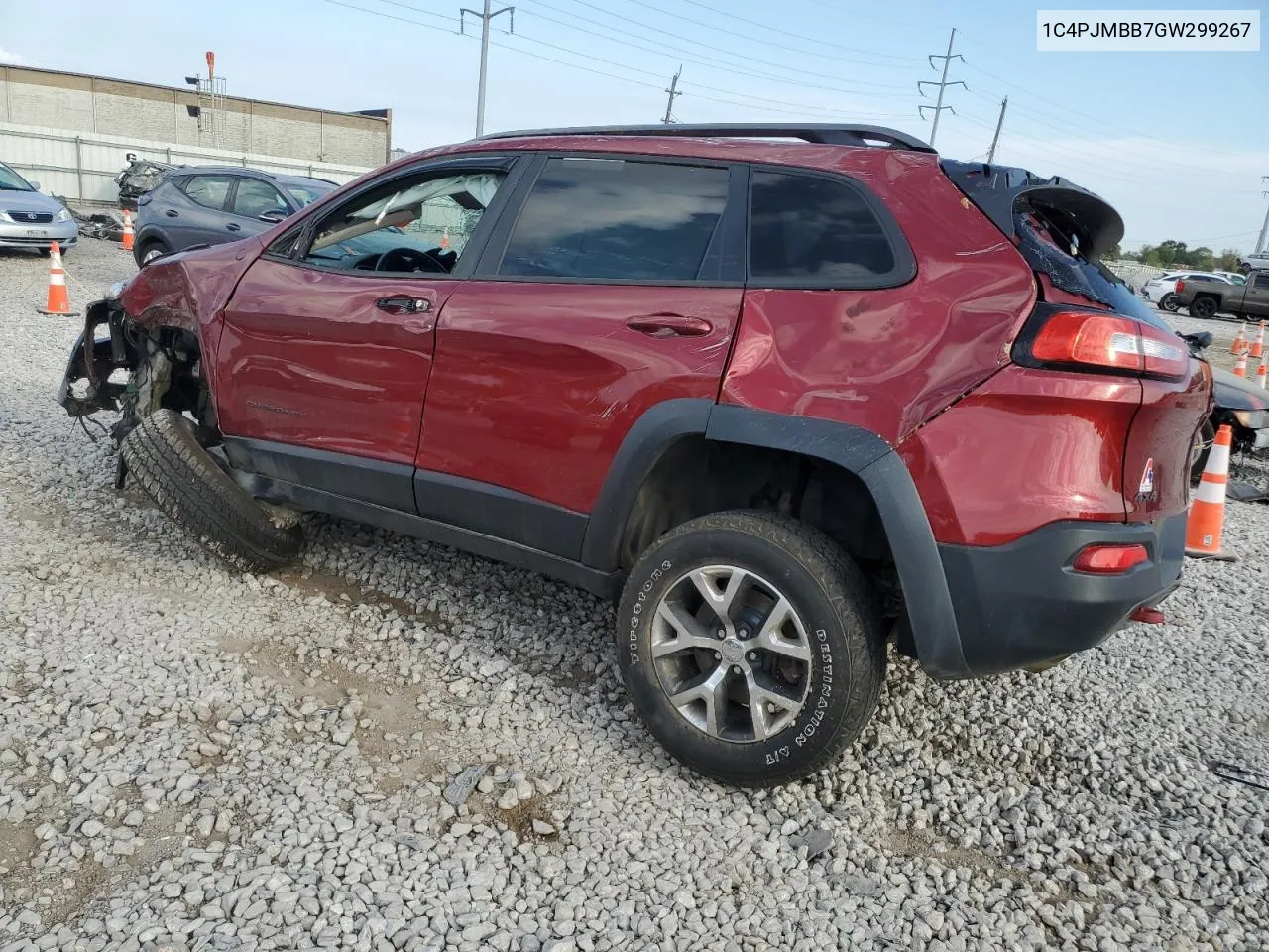 1C4PJMBB7GW299267 2016 Jeep Cherokee Trailhawk