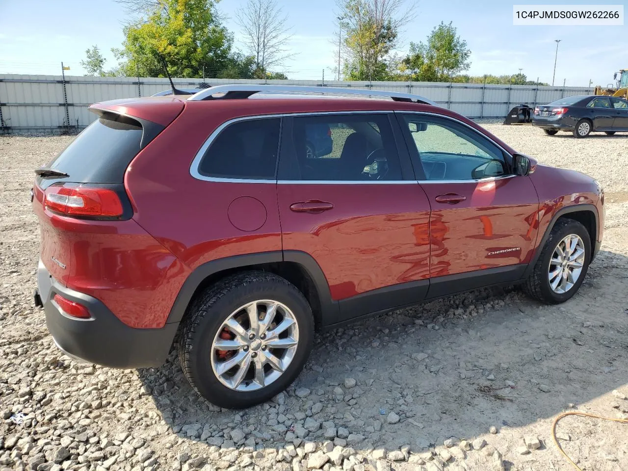 2016 Jeep Cherokee Limited VIN: 1C4PJMDS0GW262266 Lot: 69509614