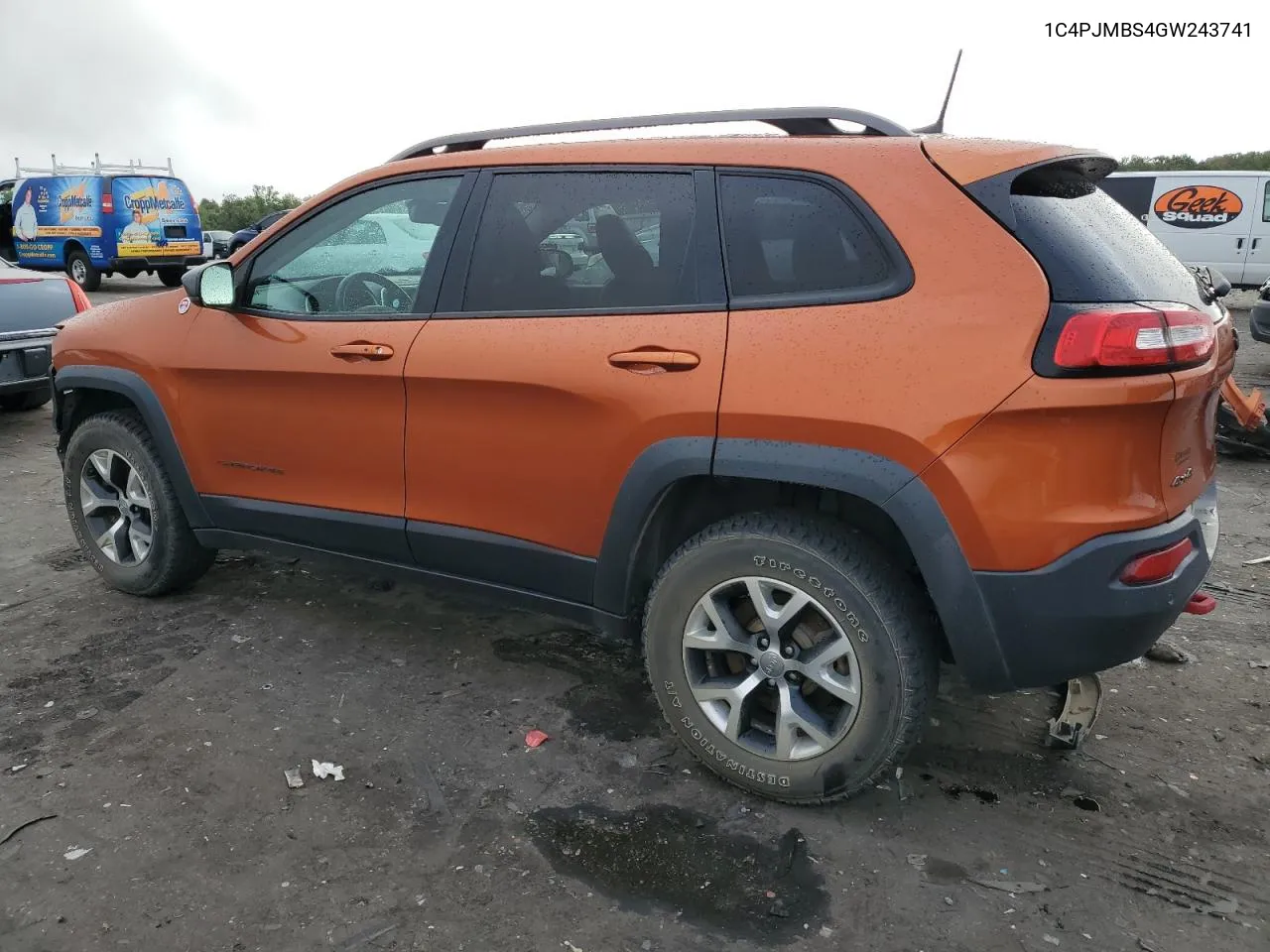 1C4PJMBS4GW243741 2016 Jeep Cherokee Trailhawk