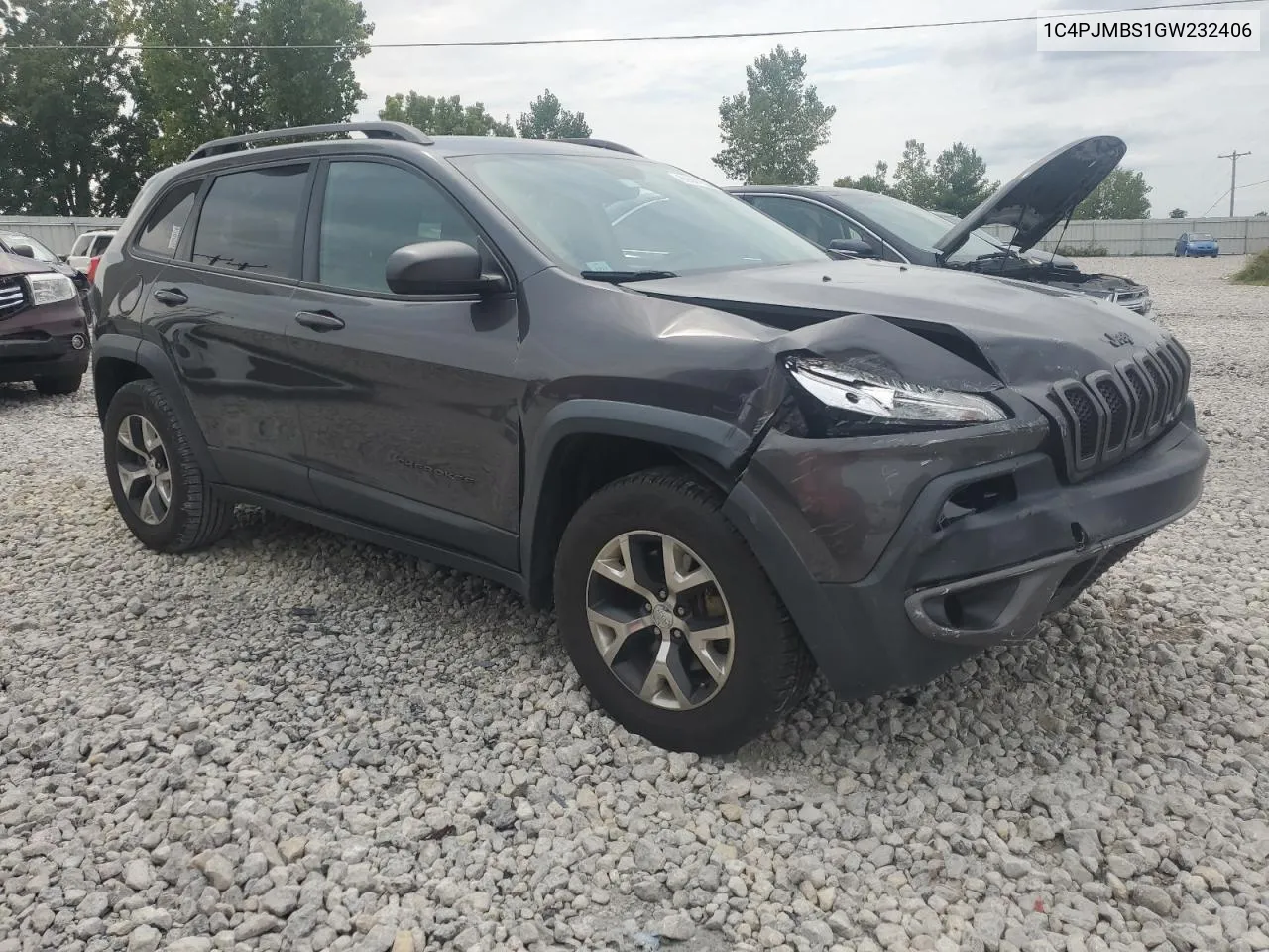 2016 Jeep Cherokee Trailhawk VIN: 1C4PJMBS1GW232406 Lot: 69561624