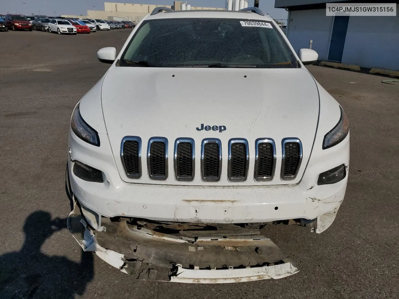 1C4PJMJS1GW315156 2016 Jeep Cherokee Overland