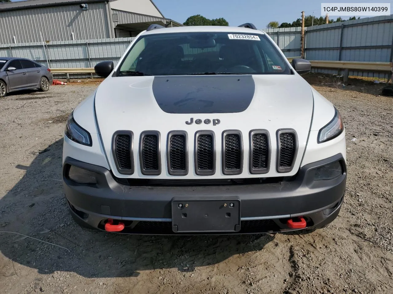 2016 Jeep Cherokee Trailhawk VIN: 1C4PJMBS8GW140399 Lot: 70232854