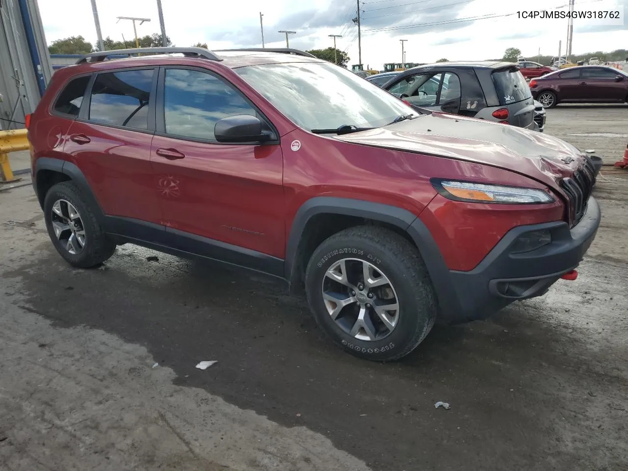 1C4PJMBS4GW318762 2016 Jeep Cherokee Trailhawk