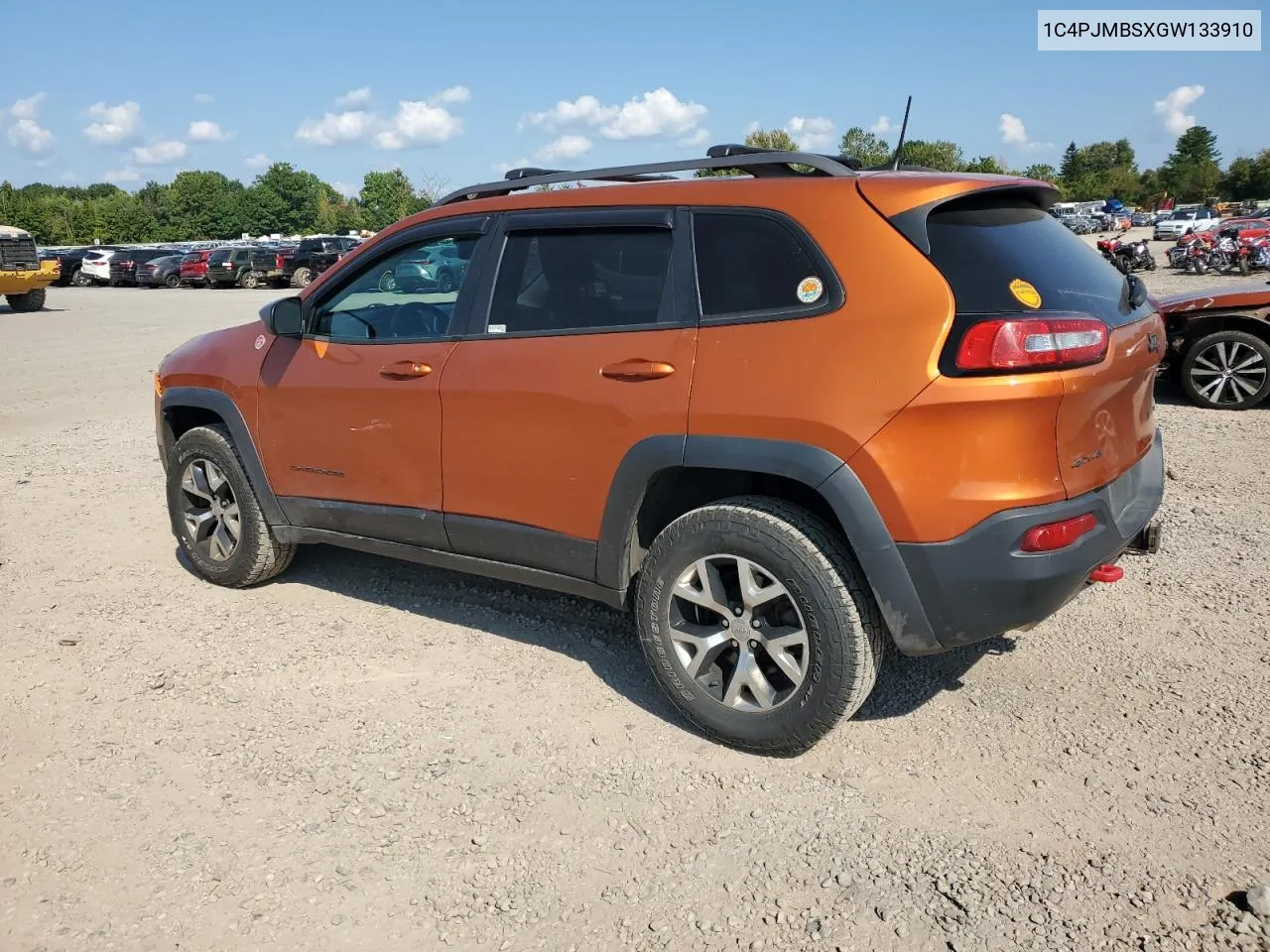 1C4PJMBSXGW133910 2016 Jeep Cherokee Trailhawk