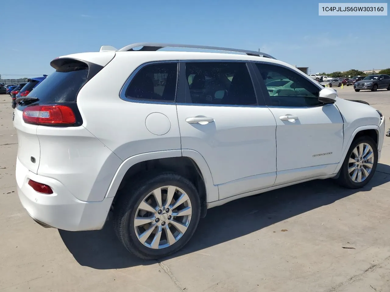 2016 Jeep Cherokee Overland VIN: 1C4PJLJS6GW303160 Lot: 72262204