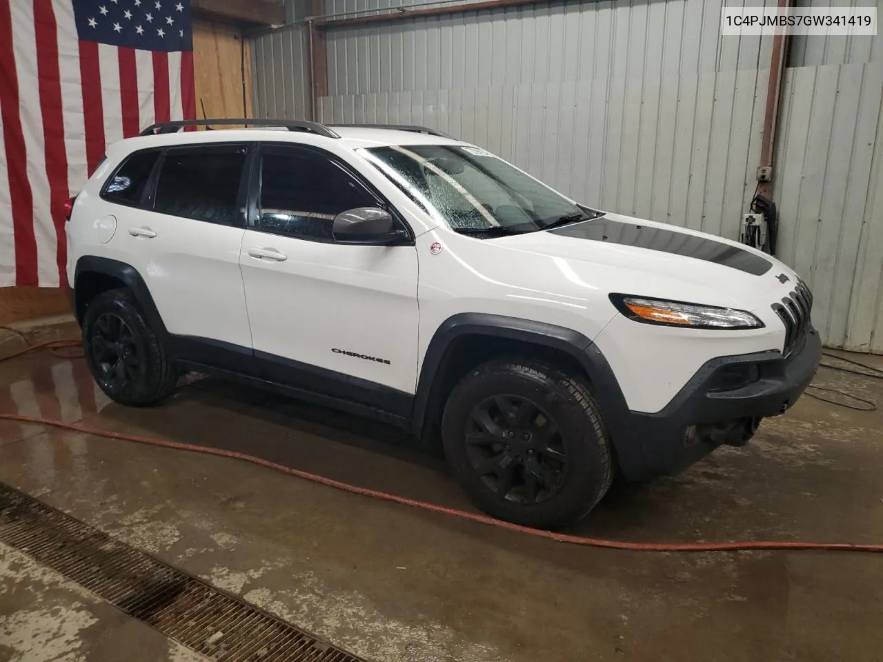 2016 Jeep Cherokee Trailhawk VIN: 1C4PJMBS7GW341419 Lot: 72368824