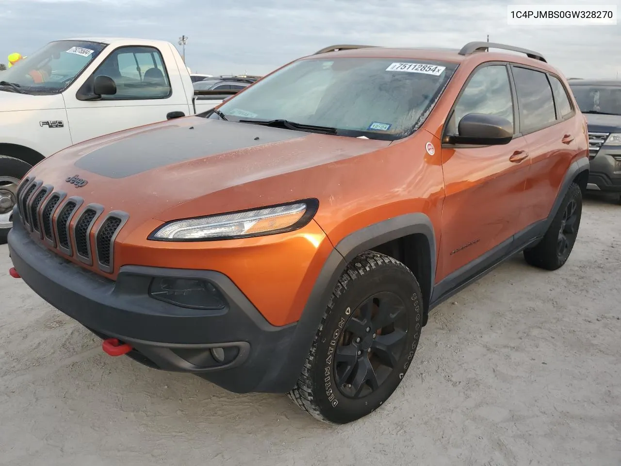 2016 Jeep Cherokee Trailhawk VIN: 1C4PJMBS0GW328270 Lot: 75112854