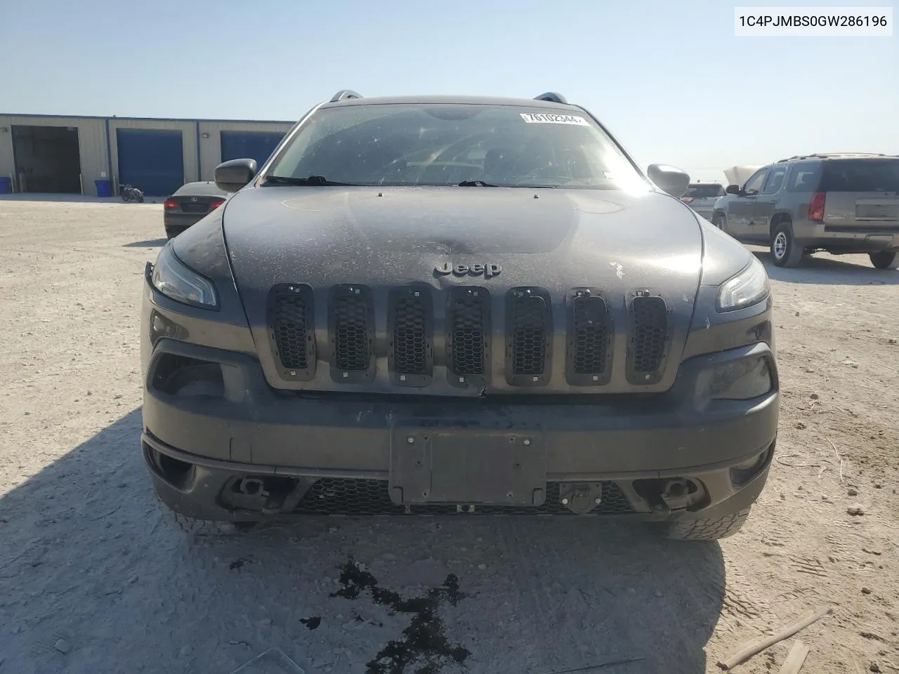 2016 Jeep Cherokee Trailhawk VIN: 1C4PJMBS0GW286196 Lot: 76102344