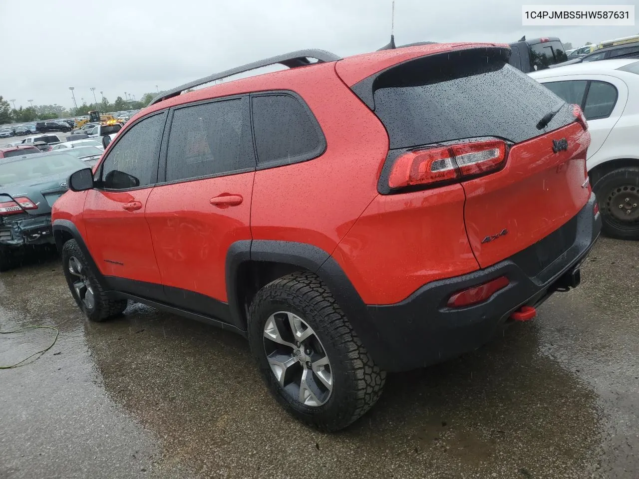 2017 Jeep Cherokee Trailhawk VIN: 1C4PJMBS5HW587631 Lot: 61994274