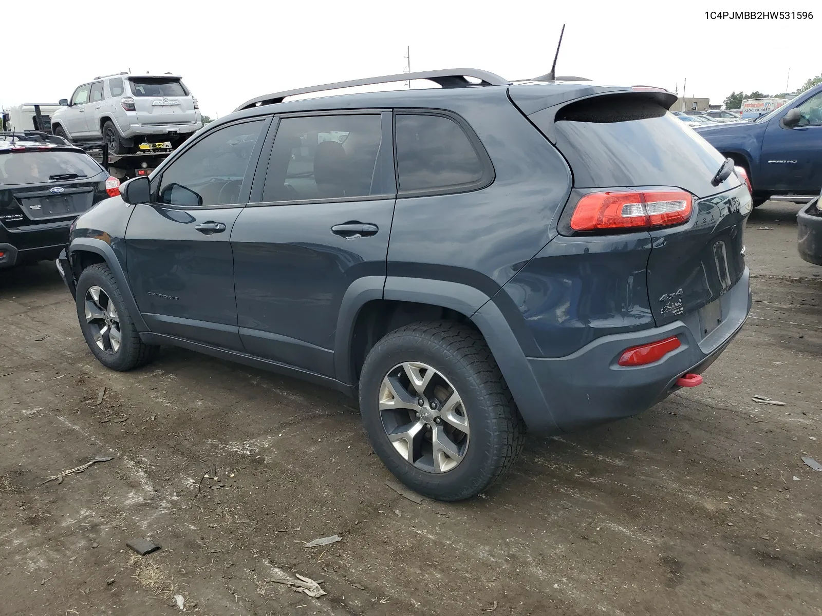 1C4PJMBB2HW531596 2017 Jeep Cherokee Trailhawk