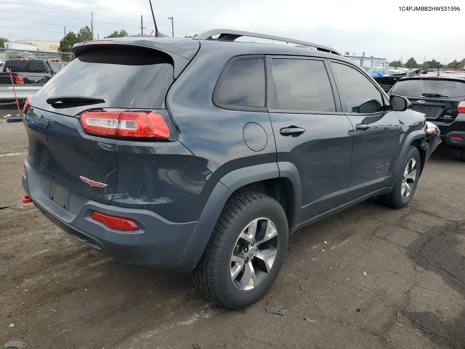 1C4PJMBB2HW531596 2017 Jeep Cherokee Trailhawk