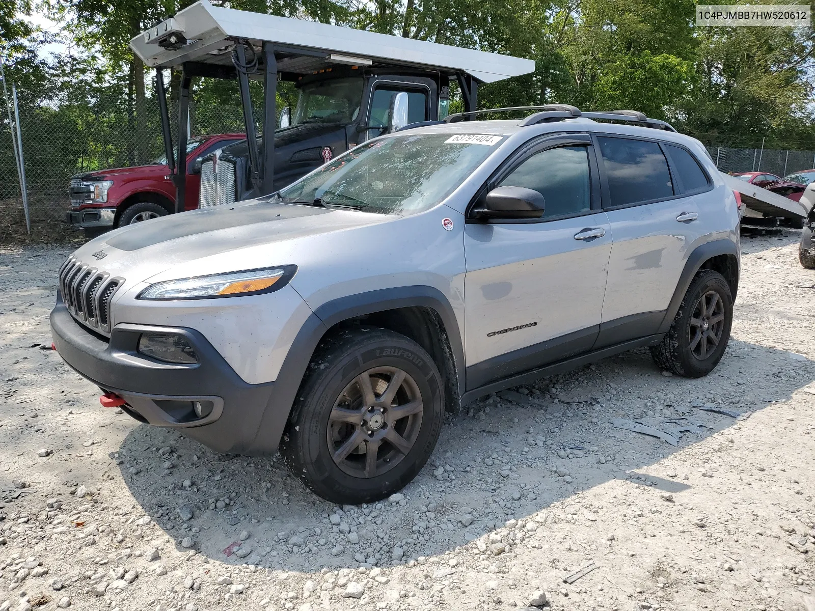 2017 Jeep Cherokee Trailhawk VIN: 1C4PJMBB7HW520612 Lot: 63791404