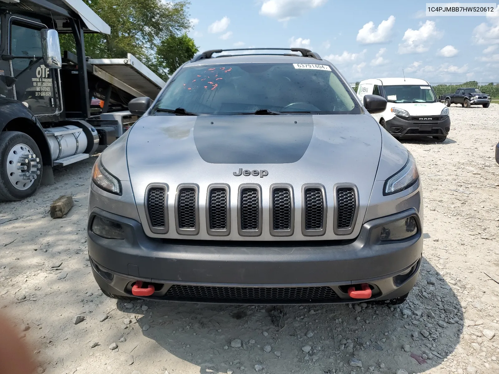 1C4PJMBB7HW520612 2017 Jeep Cherokee Trailhawk