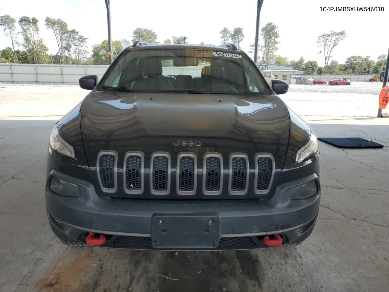 2017 Jeep Cherokee Trailhawk VIN: 1C4PJMBSXHW546010 Lot: 68017554