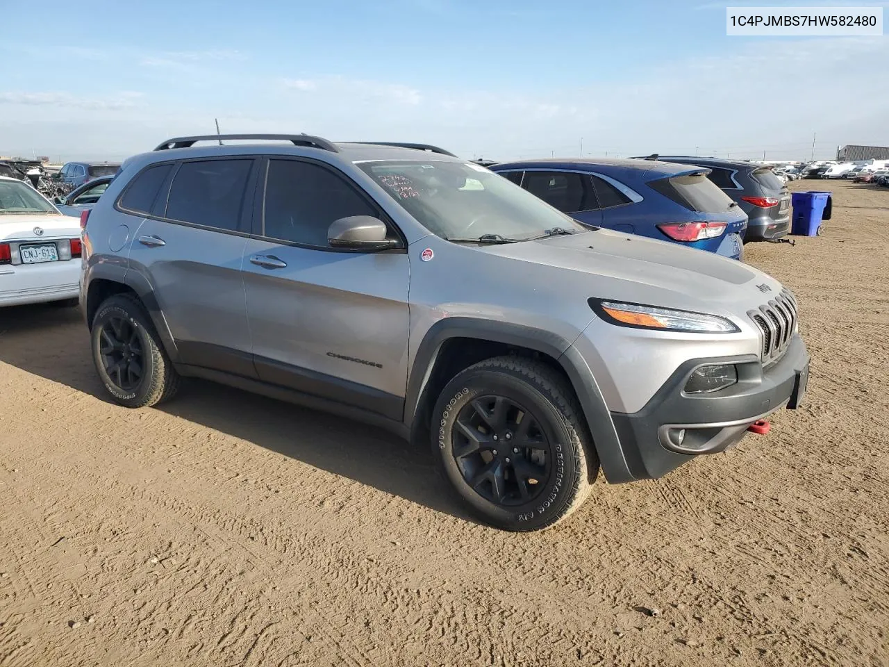 2017 Jeep Cherokee Trailhawk VIN: 1C4PJMBS7HW582480 Lot: 70442284