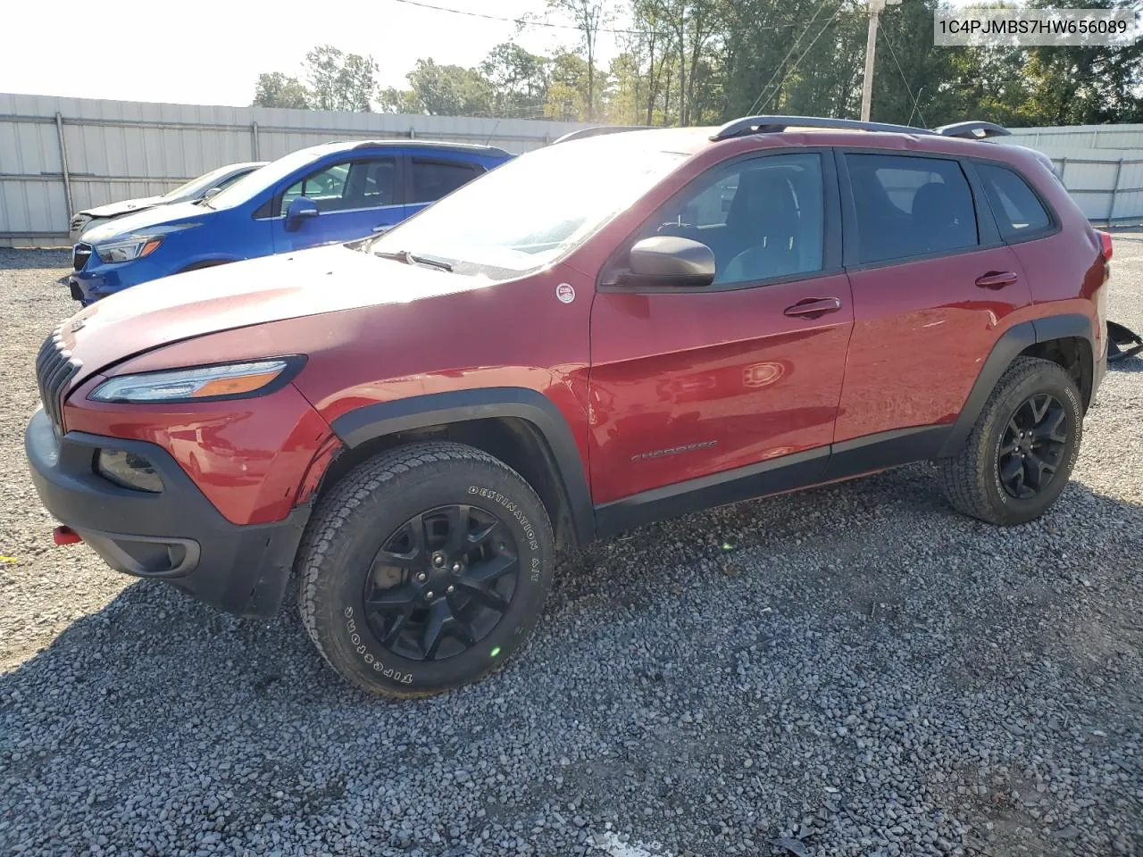 2017 Jeep Cherokee Trailhawk VIN: 1C4PJMBS7HW656089 Lot: 74775444