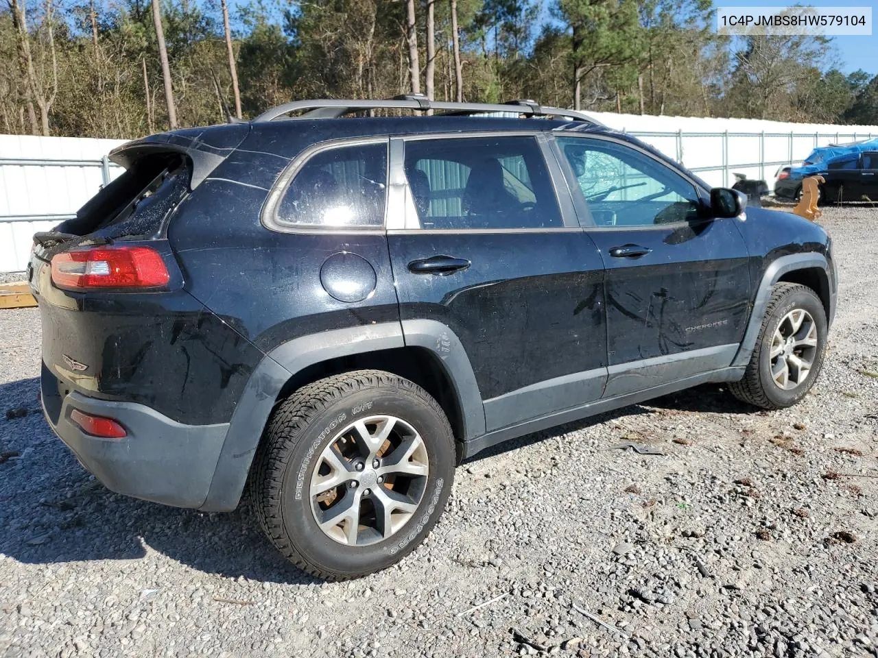 2017 Jeep Cherokee Trailhawk VIN: 1C4PJMBS8HW579104 Lot: 75112684