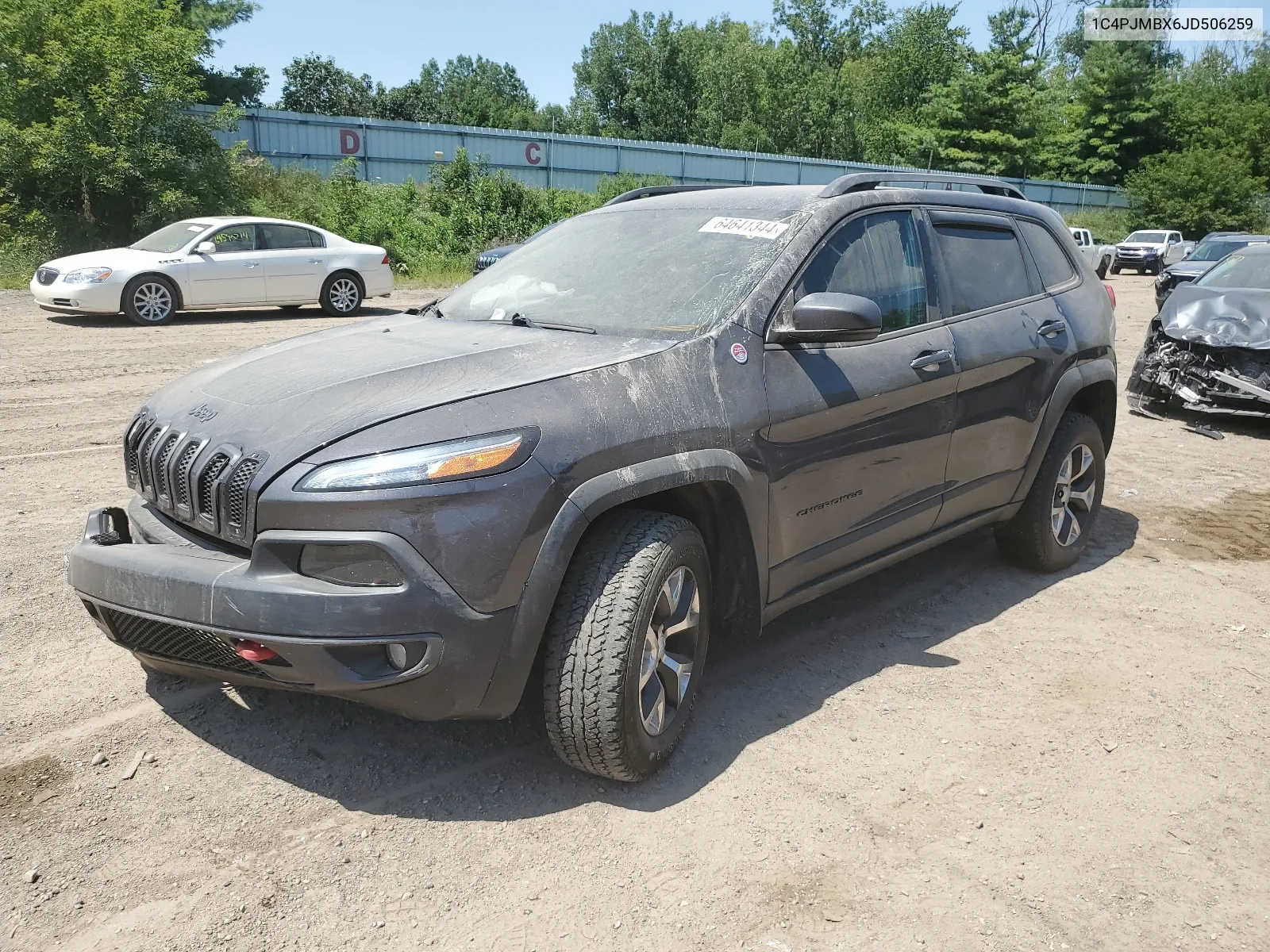 2018 Jeep Cherokee Trailhawk VIN: 1C4PJMBX6JD506259 Lot: 64641344