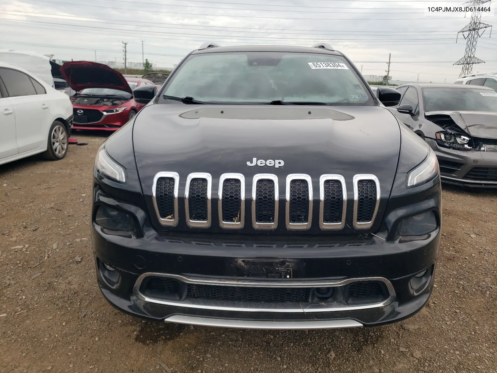 2018 Jeep Cherokee Overland VIN: 1C4PJMJX8JD614464 Lot: 65138304