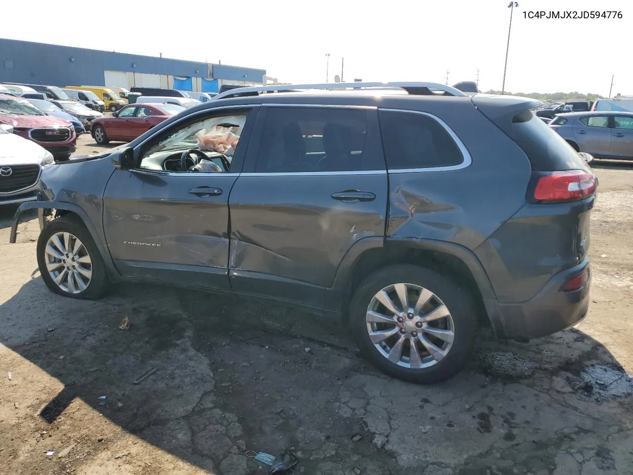 2018 Jeep Cherokee Overland VIN: 1C4PJMJX2JD594776 Lot: 65599074