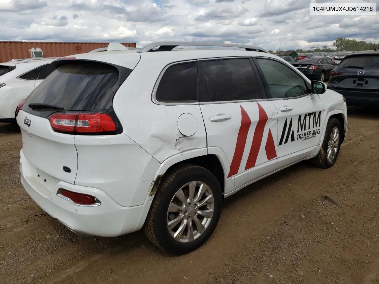 2018 Jeep Cherokee Overland VIN: 1C4PJMJX4JD614218 Lot: 69771824