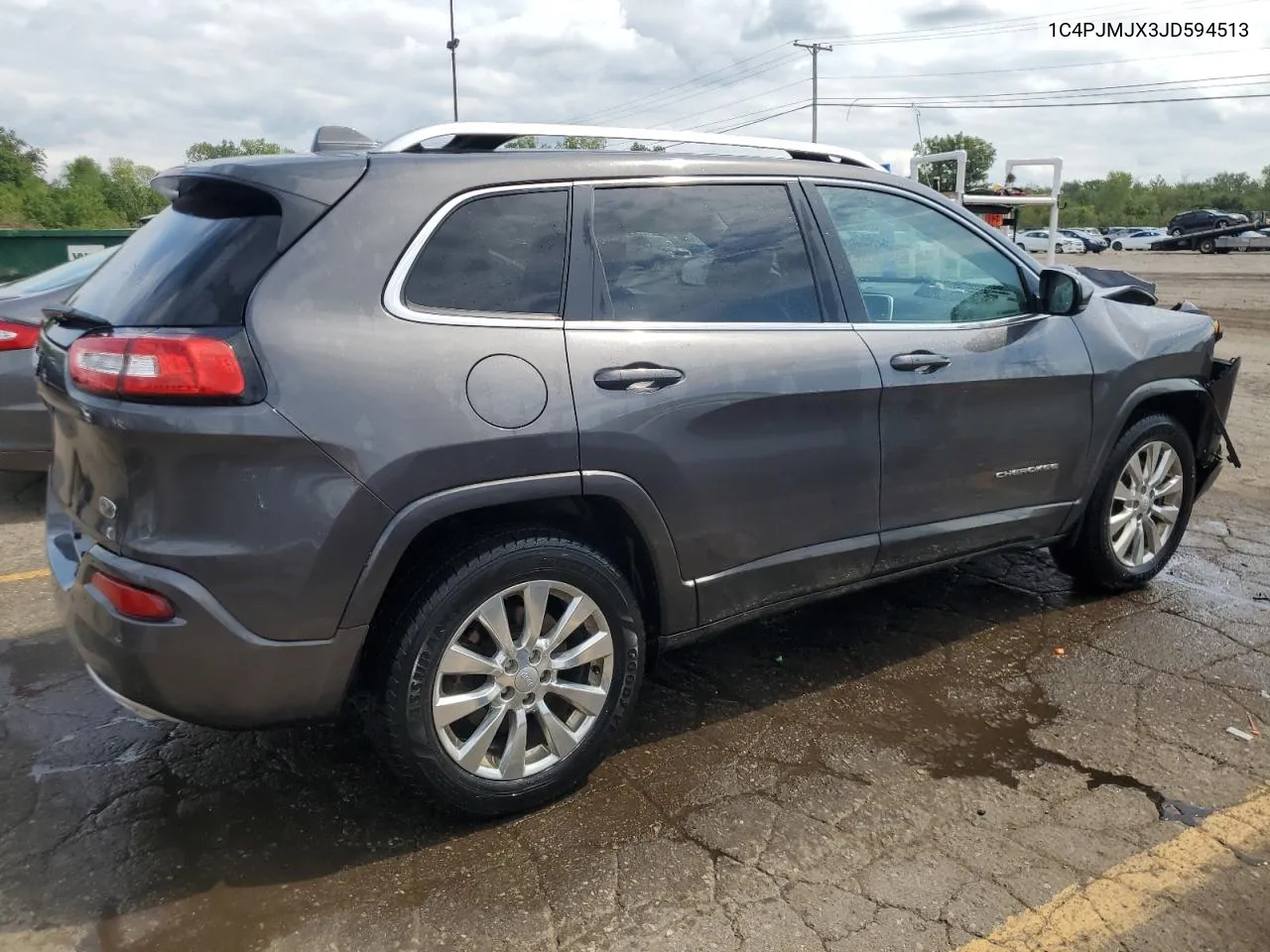 2018 Jeep Cherokee Overland VIN: 1C4PJMJX3JD594513 Lot: 70398154