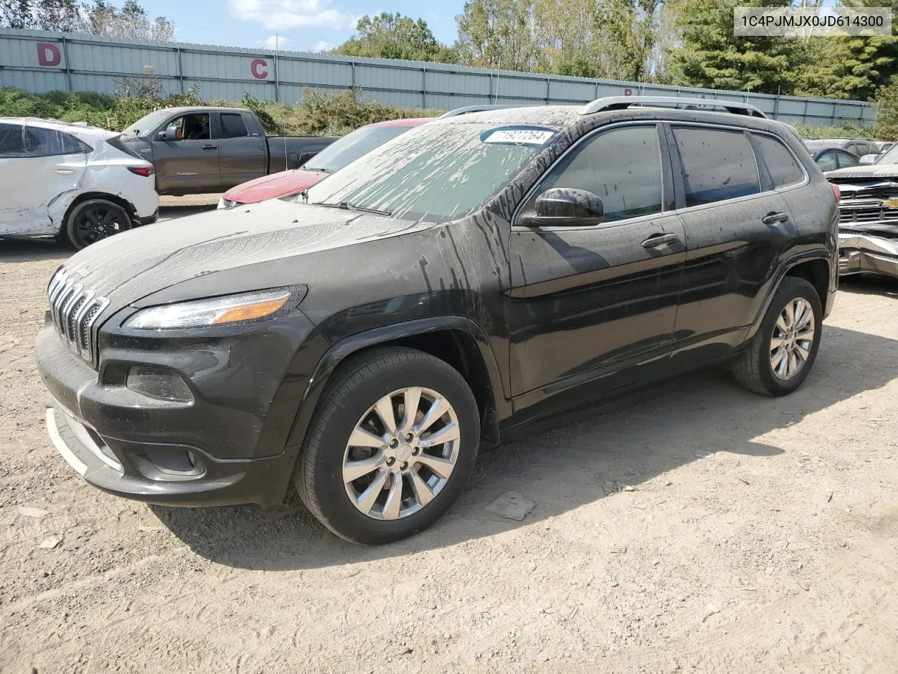 2018 Jeep Cherokee Overland VIN: 1C4PJMJX0JD614300 Lot: 71927264