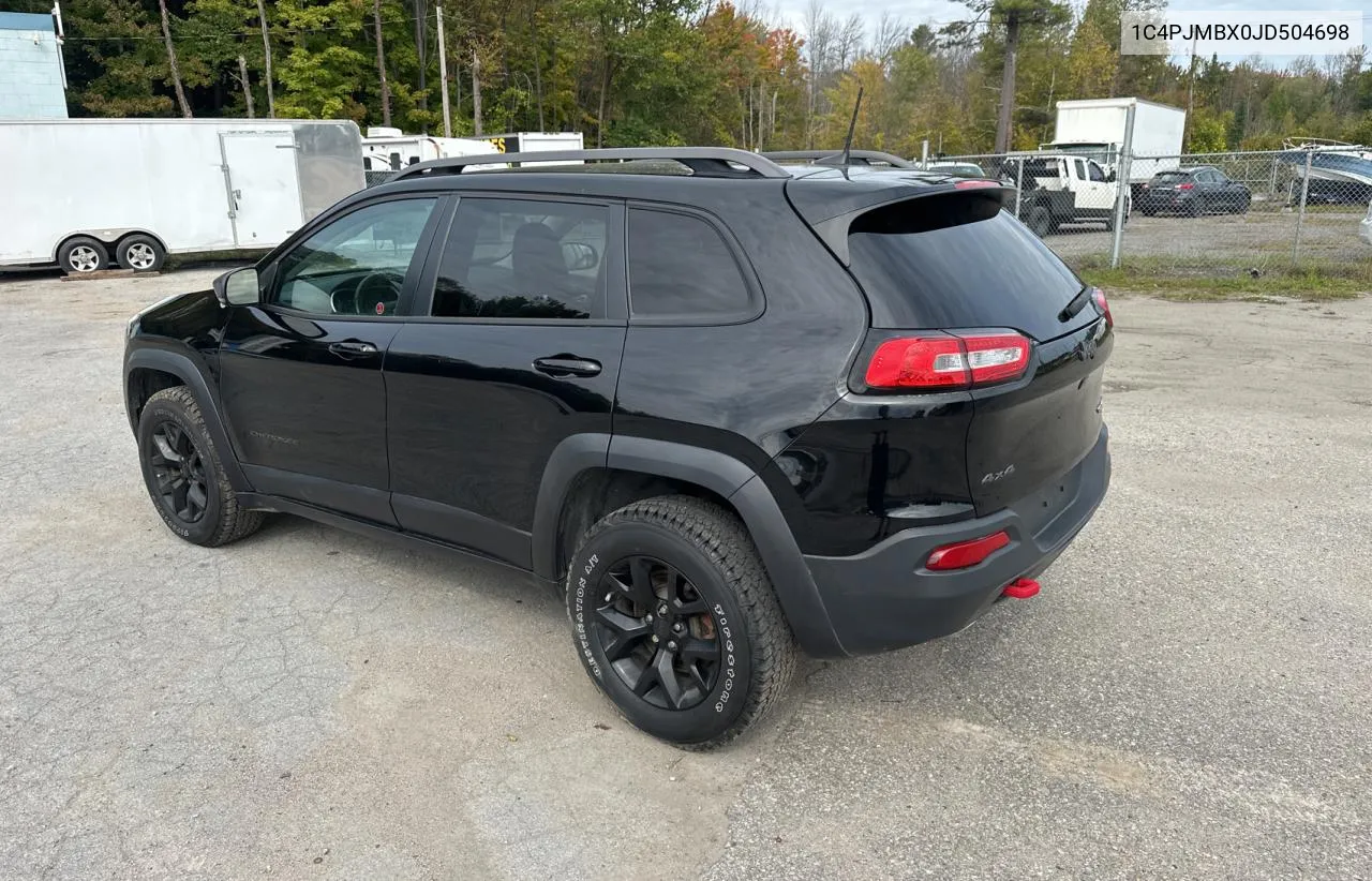 1C4PJMBX0JD504698 2018 Jeep Cherokee Trailhawk