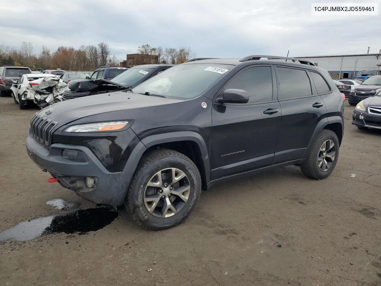 2018 Jeep Cherokee Trailhawk VIN: 1C4PJMBX2JD559461 Lot: 77761814