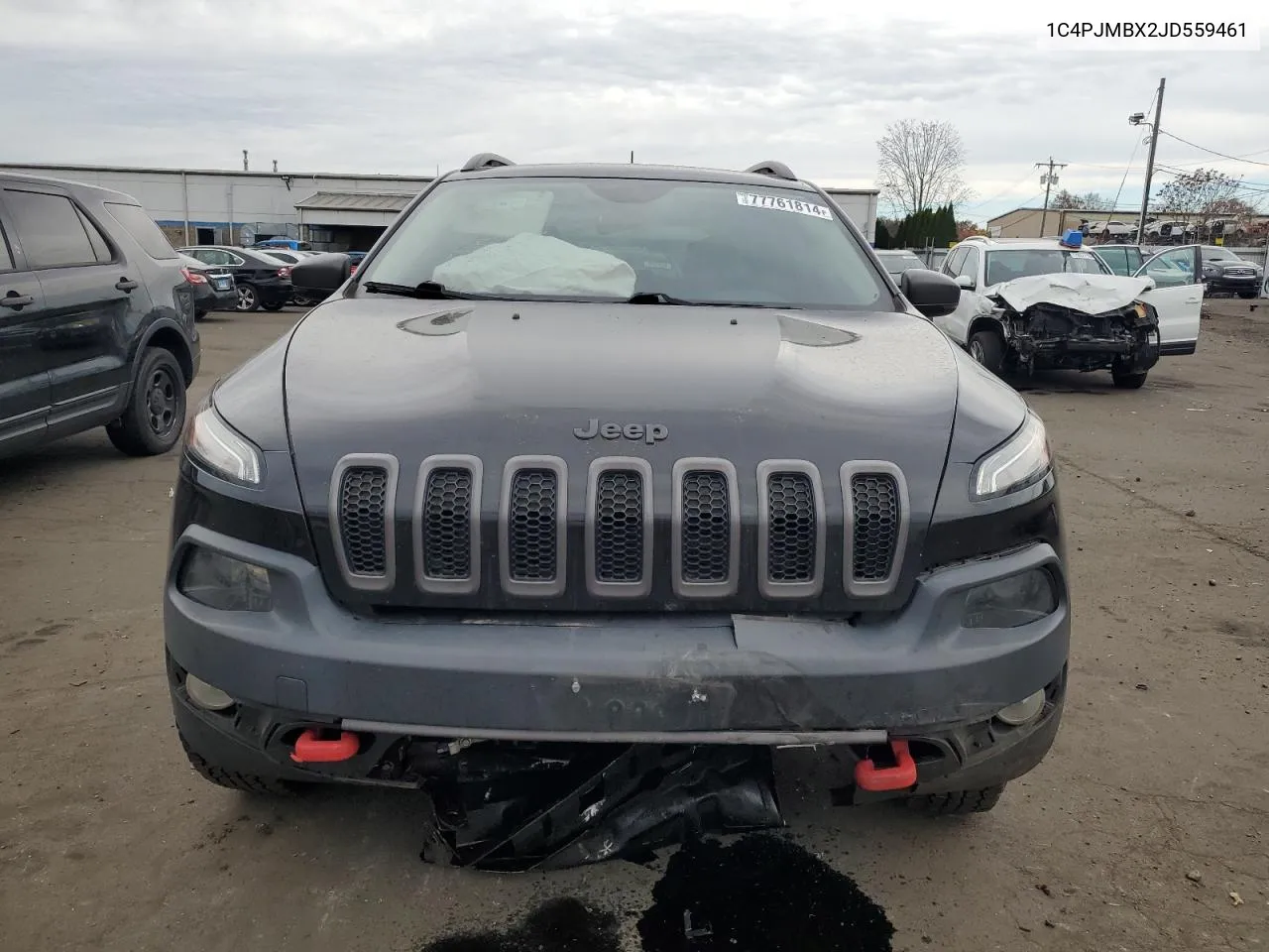 2018 Jeep Cherokee Trailhawk VIN: 1C4PJMBX2JD559461 Lot: 77761814