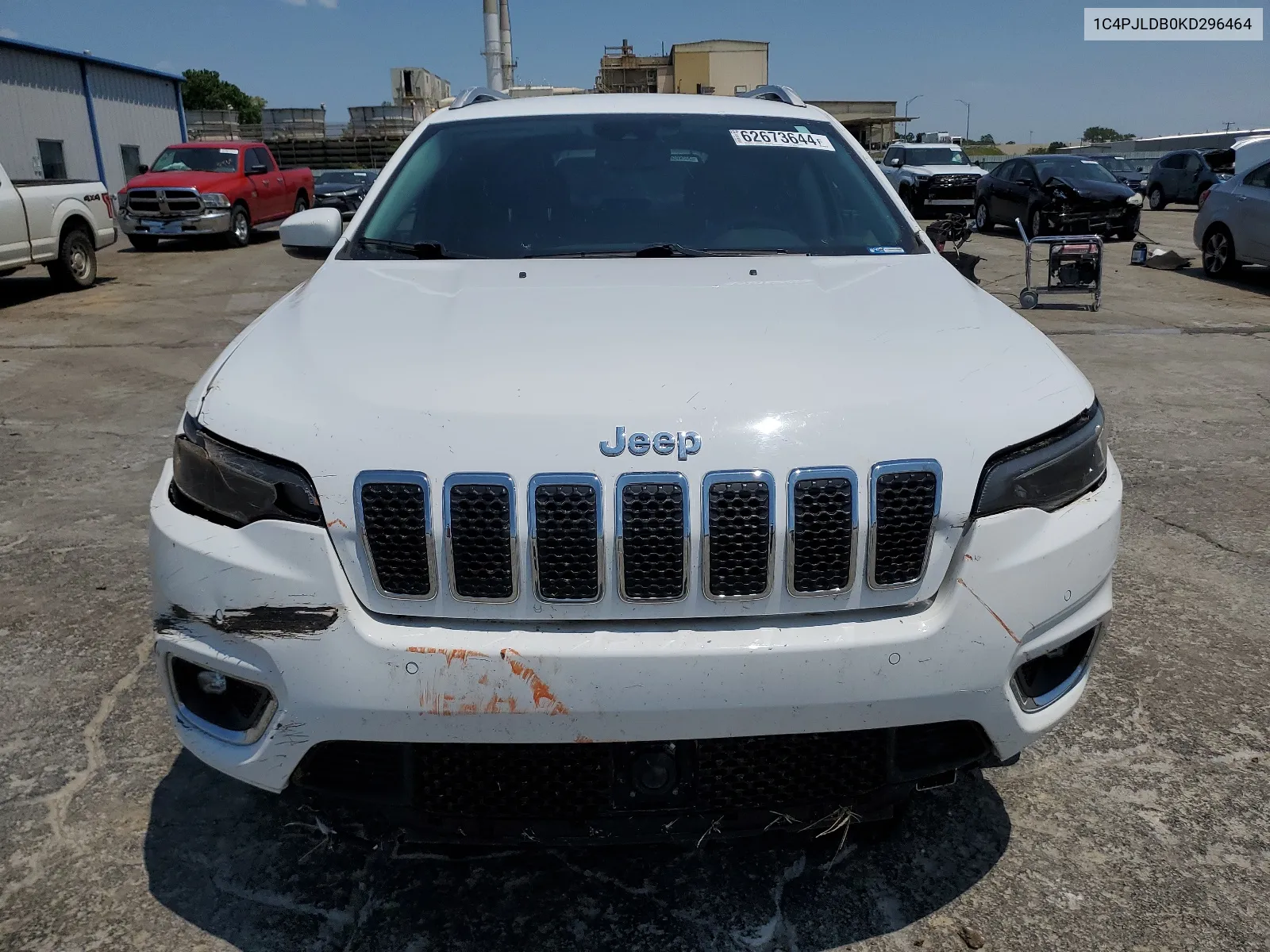 1C4PJLDB0KD296464 2019 Jeep Cherokee Limited