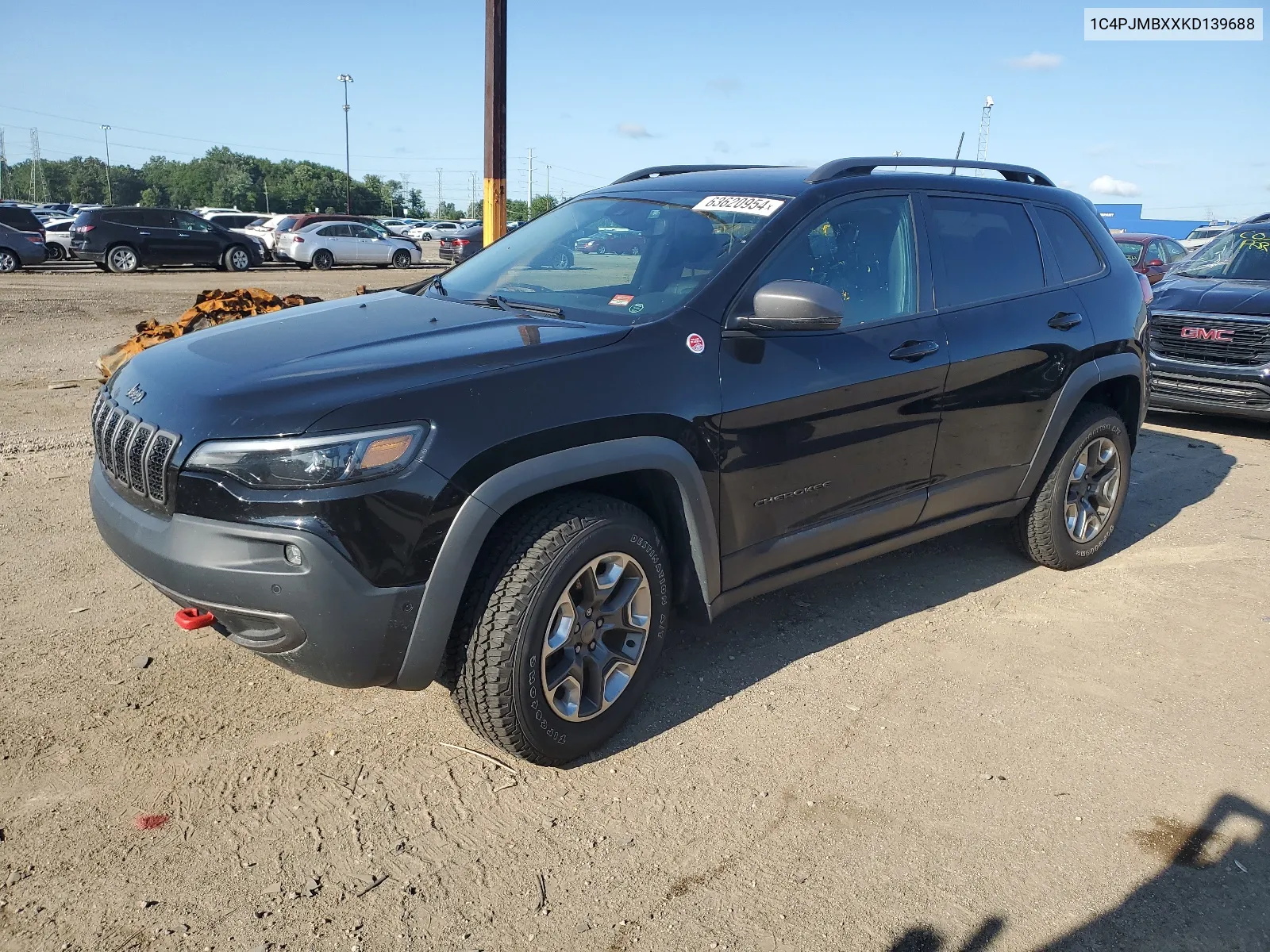 1C4PJMBXXKD139688 2019 Jeep Cherokee Trailhawk