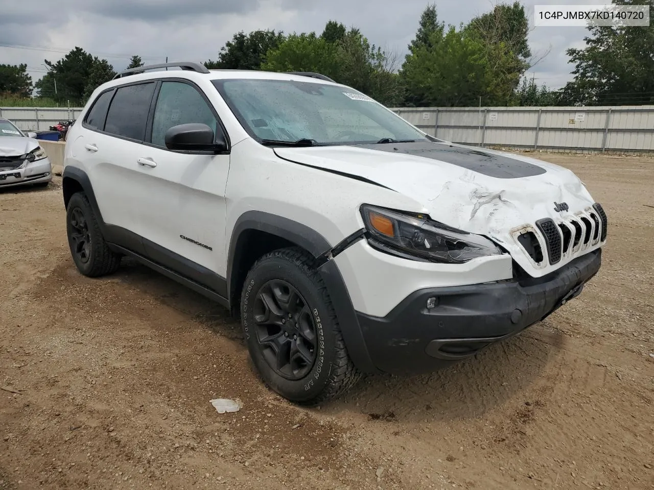 1C4PJMBX7KD140720 2019 Jeep Cherokee Trailhawk